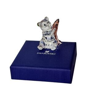 Swarovski Rare Encounters Bear With Fish Home decor